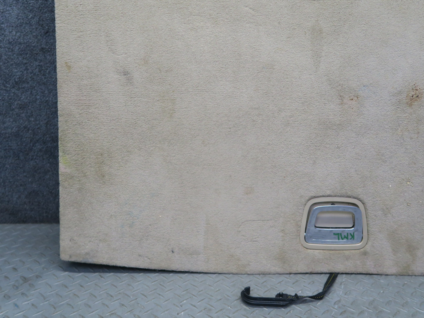 12-15 Mercedes W166 Ml-class Rear Trunk Floor Carpet Cover Beige 1666800002 OEM