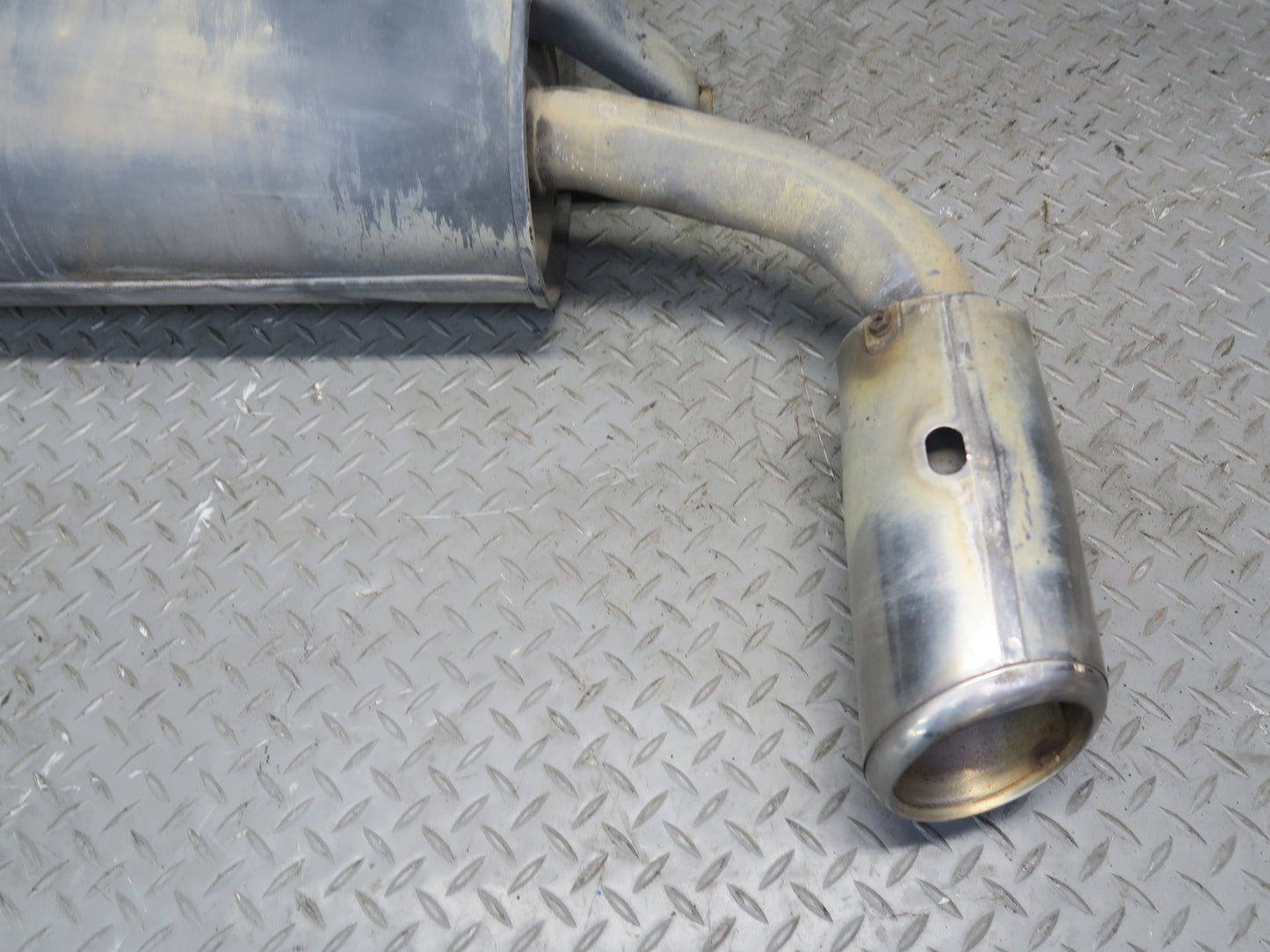 02-10 Lexus Z40 SC430 Rear Exhaust Muffler w Tips OEM