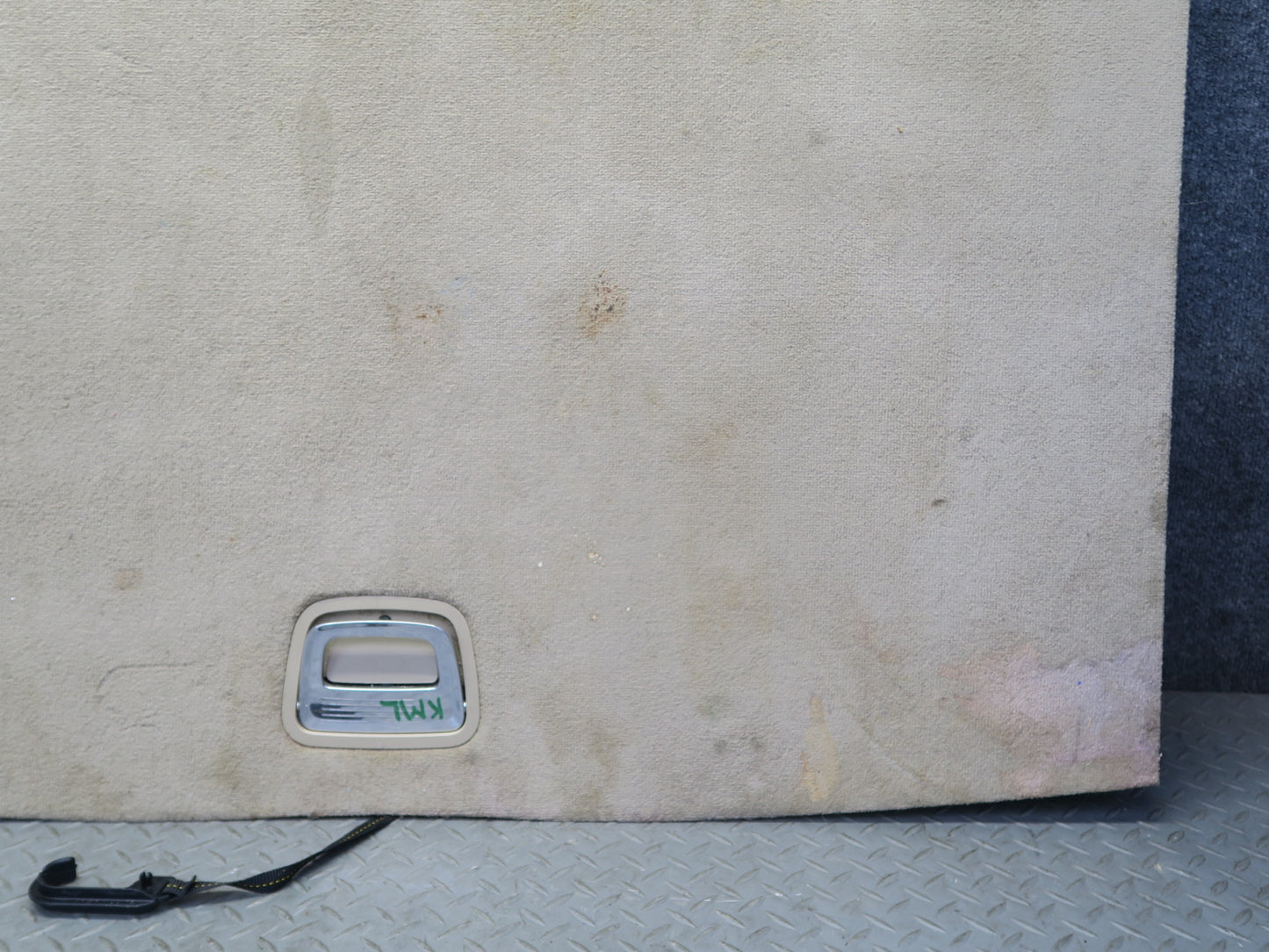 12-15 Mercedes W166 Ml-class Rear Trunk Floor Carpet Cover Beige 1666800002 OEM