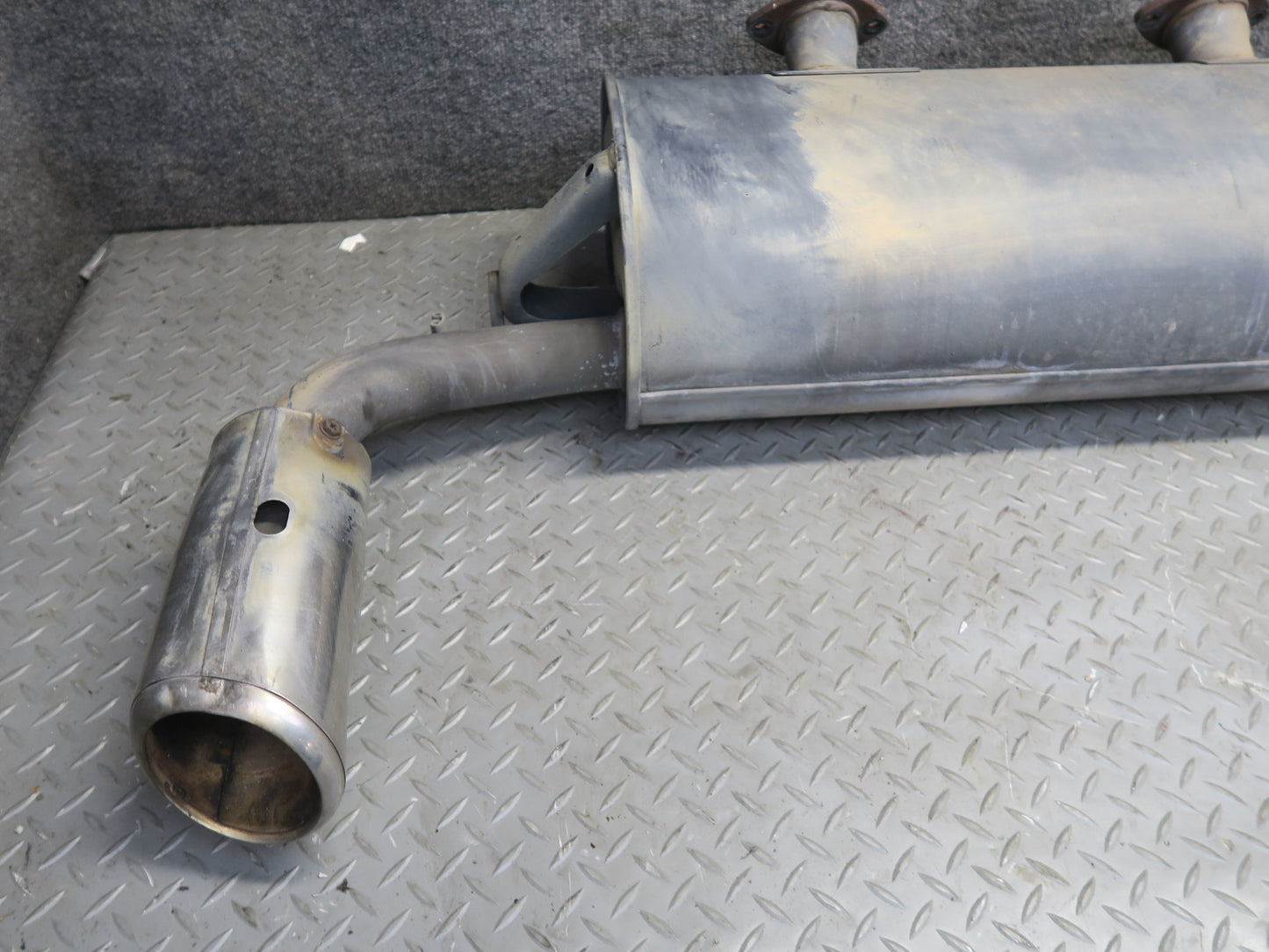 02-10 Lexus Z40 SC430 Rear Exhaust Muffler w Tips OEM