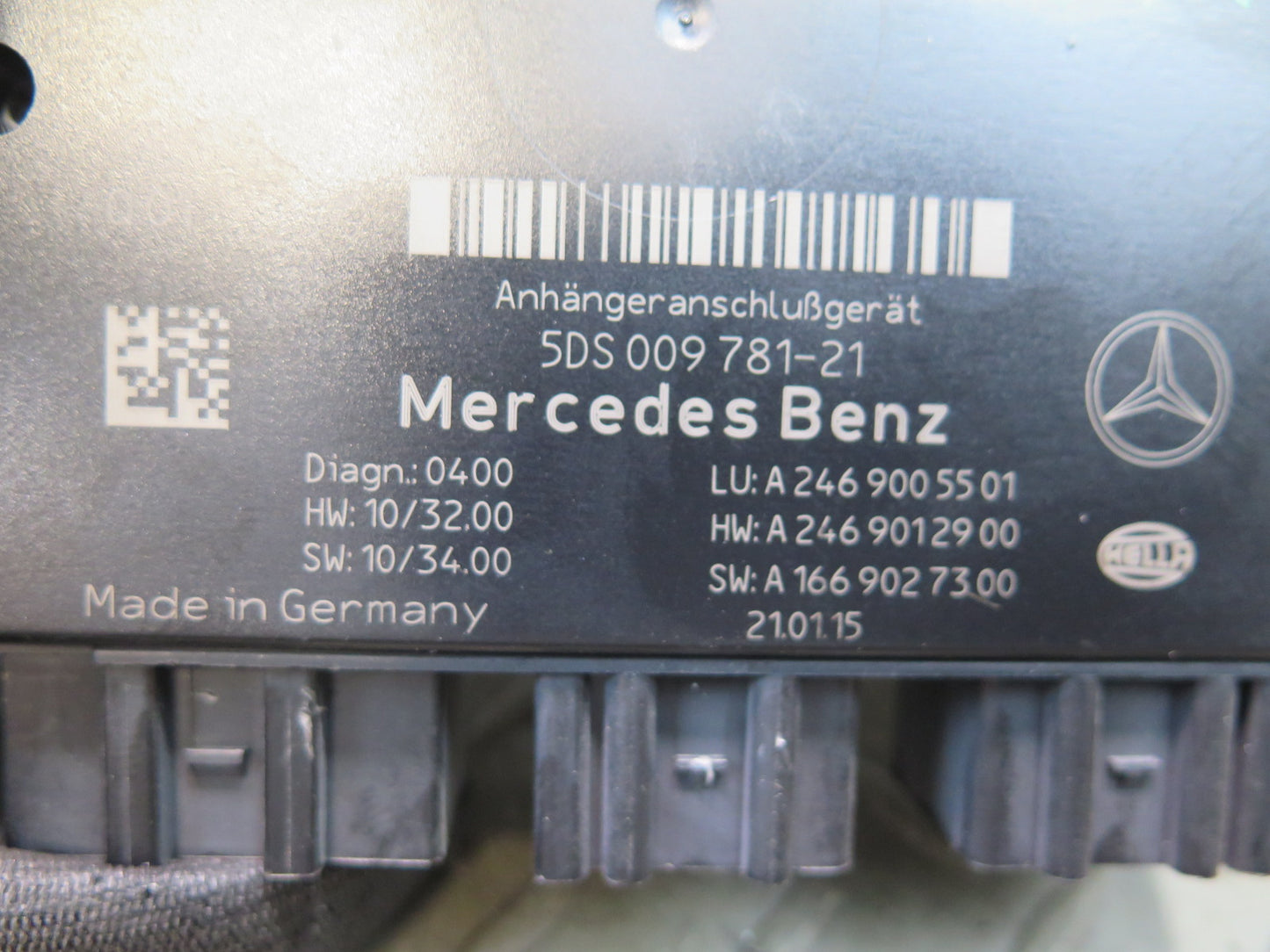 12-15 Mercedes W166 Ml-class Trailer TOW Towing Control Module 2469005501 OEM