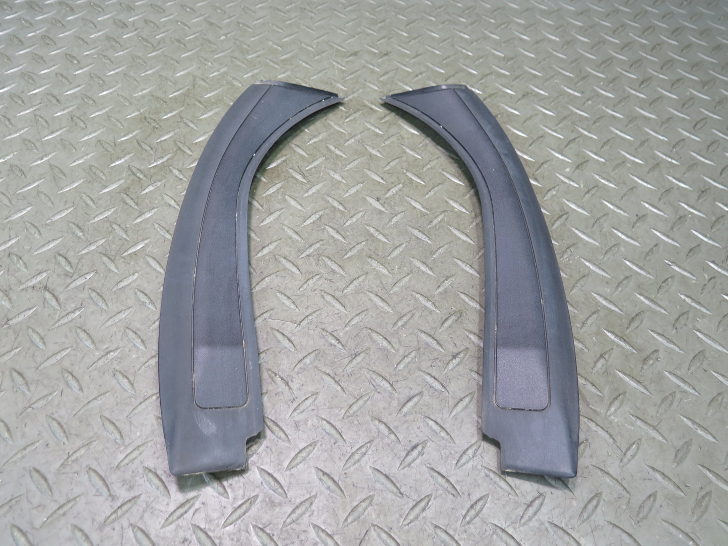 03-08 BMW E85 Z4 Set of 2 Left & Right B Pillar Trim Cover Black OEM