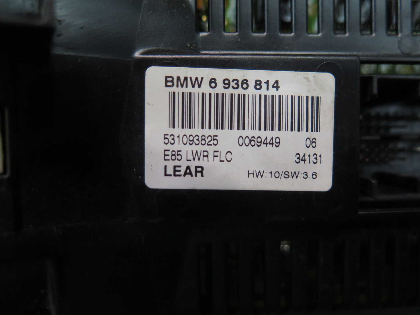03-05 BMW E85 Z4 Headlight Fog Light Dimmer Switch Gray 6936814 OEM