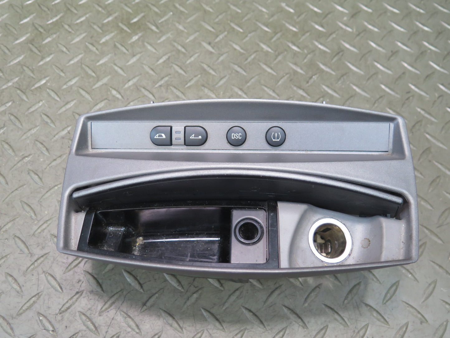 03-05 BMW E85 Z4 Roadster Center Console Roof DSC Switch Panel w Ashtray OEM