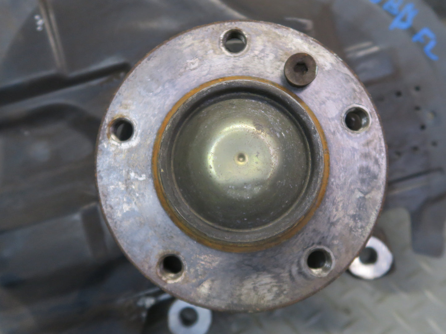 02-06 BMW E46 330ci RWD Front Left Spindle Knuckle Wheel Hub Bearing OEM