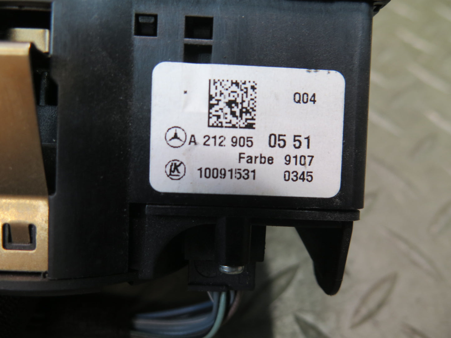 12-15 Mercedes W166 ML Headlight Fog Light Lamp Control Switch 2129050551 OEM