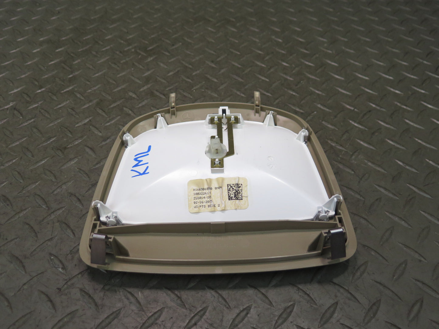 12-15 Mercedes W166 Ml-class Rear Overhead Dome Light Lamp 1669068500 OEM