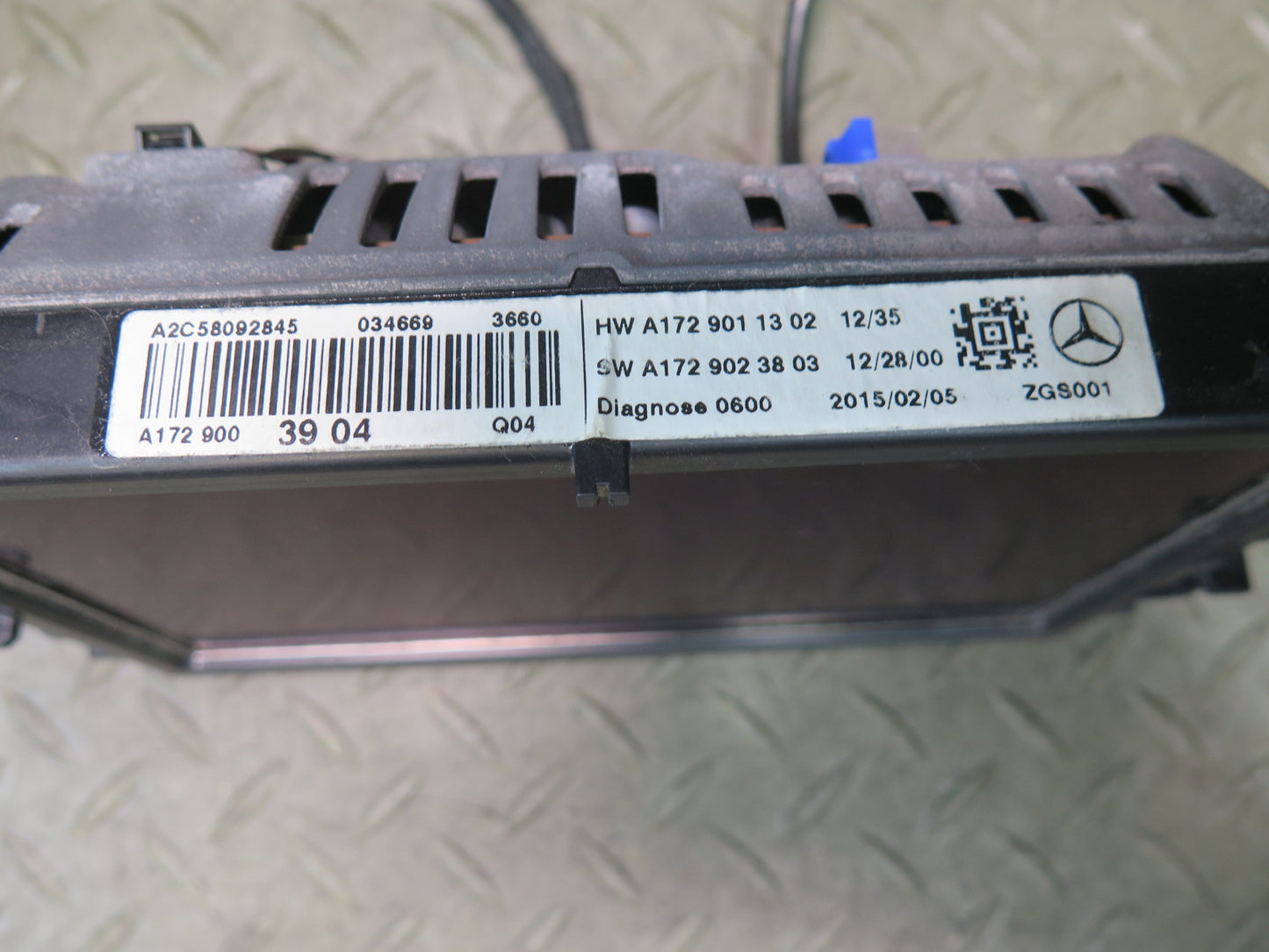 2015 Mercedes W166 Ml-class Dash Navigation Information Screen Display OEM