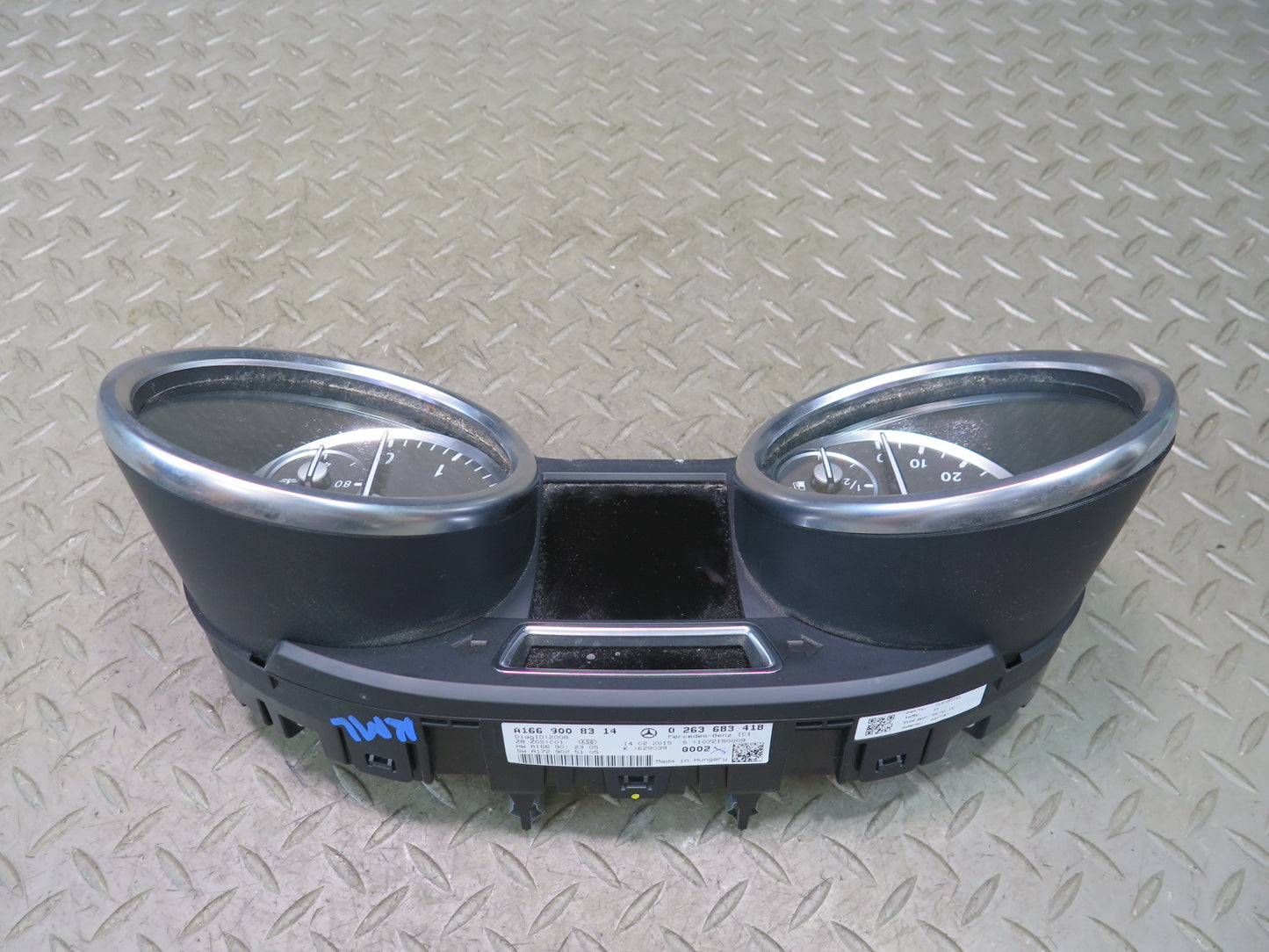 2015 Mercedes W166 Ml-class Instrument Cluster Gauge Speedometer 1669008314