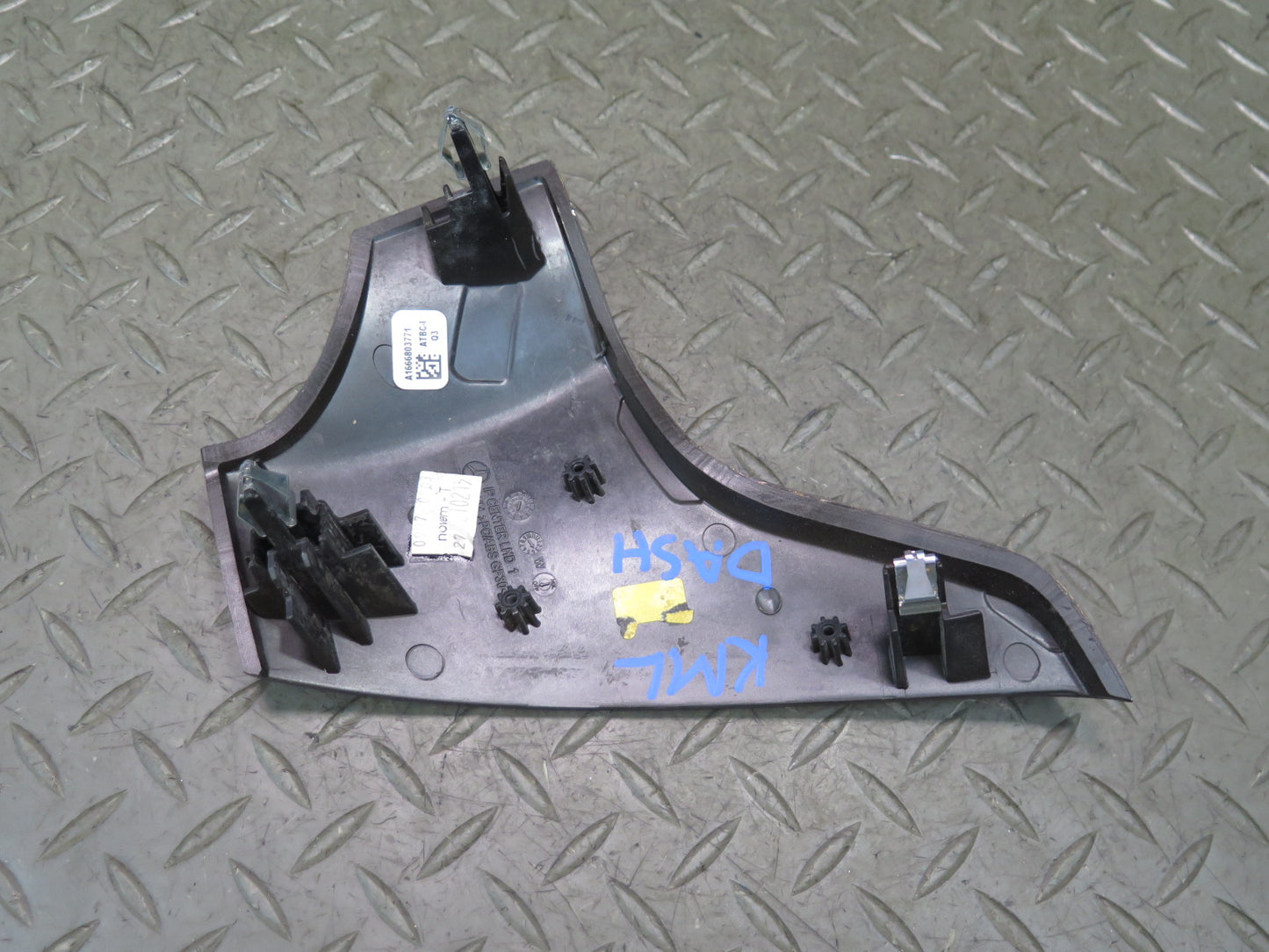 12-15 Mercedes W166 Ml-class Set of 3 Dash Wood Trim Bezel Cover Panel OEM