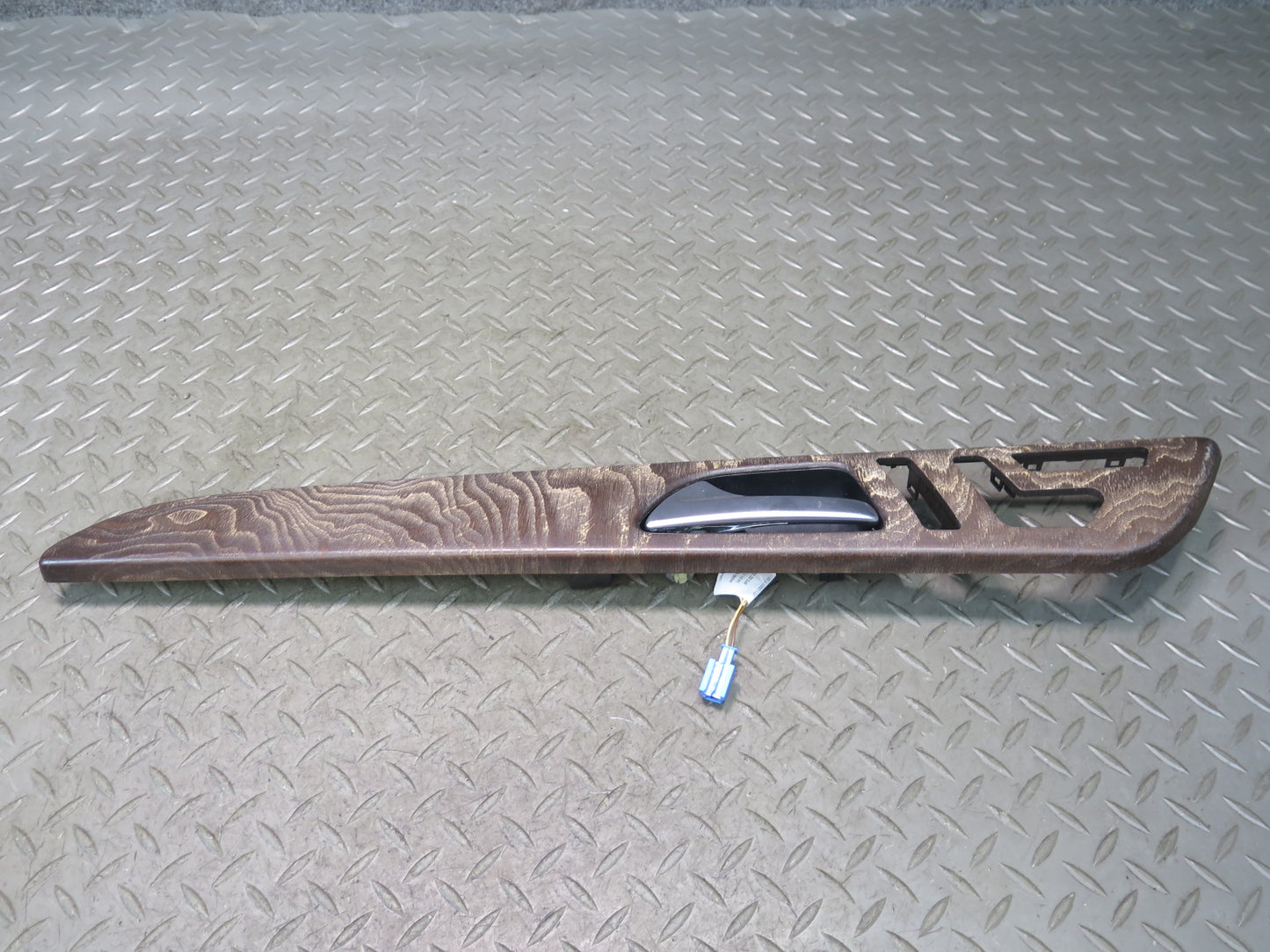 12-15 Mercedes W166 Ml-class Front & Rear Door Interior Handle Wood Trim Set OEM