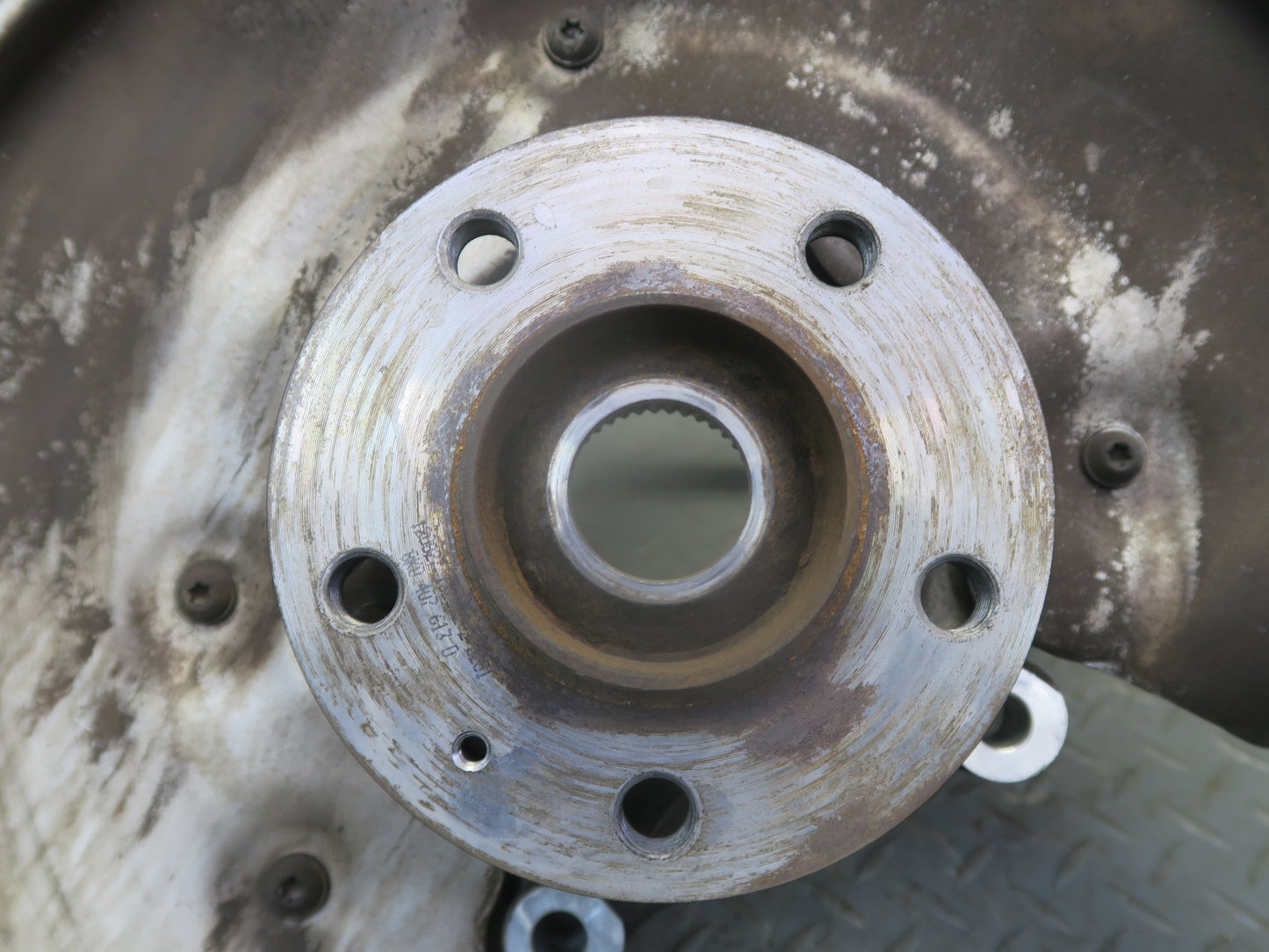13-15 Audi RS5 8F7 AWD Rear Left Spindle Knuckle Wheel Hub Bearing 45K Miles OEM