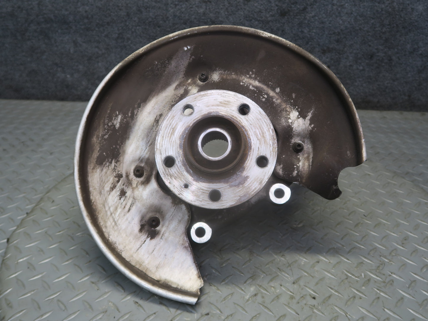 13-15 Audi RS5 8F7 AWD Rear Left Spindle Knuckle Wheel Hub Bearing 45K Miles OEM