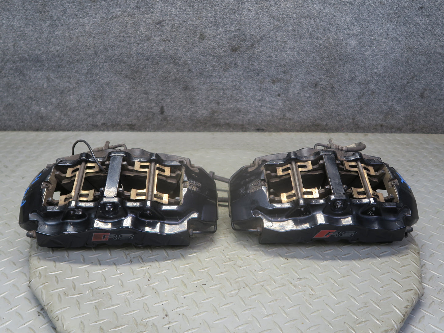 13-15 Audi RS5 8F7 AWD Front Left & Right Brembo Brake Caliper Set 45K Miles OEM
