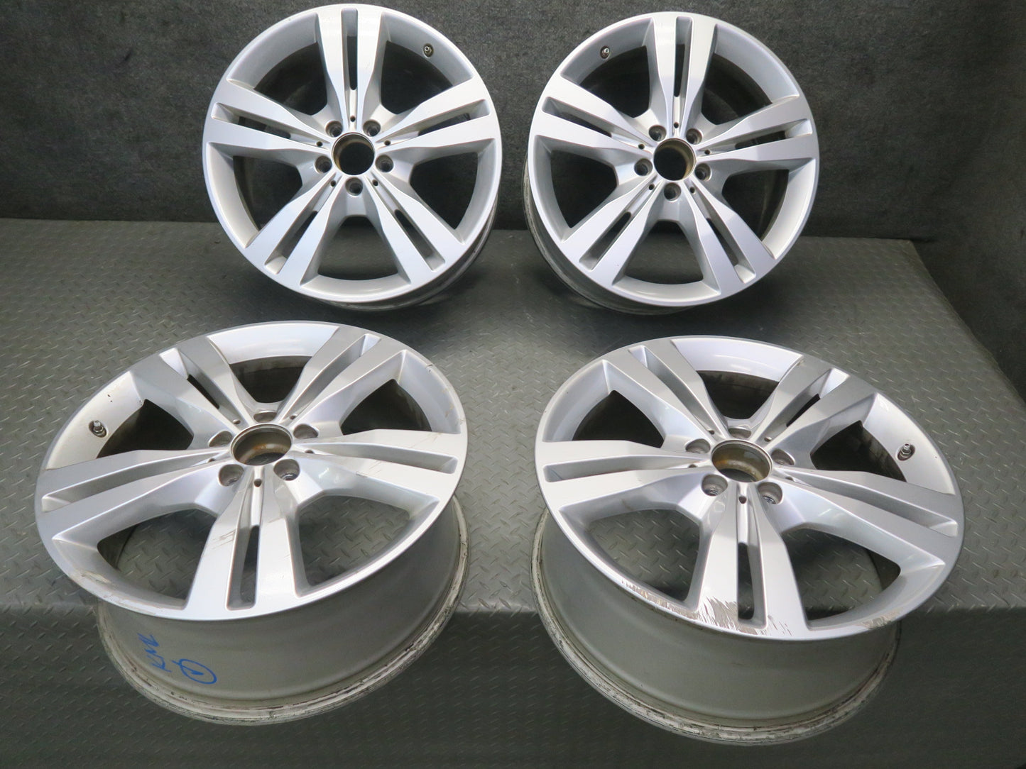 12-15 Mercedes W166 ML350 Set of 4 Factory R19" Alloy Wheel Rim 19x8J ET56 OEM