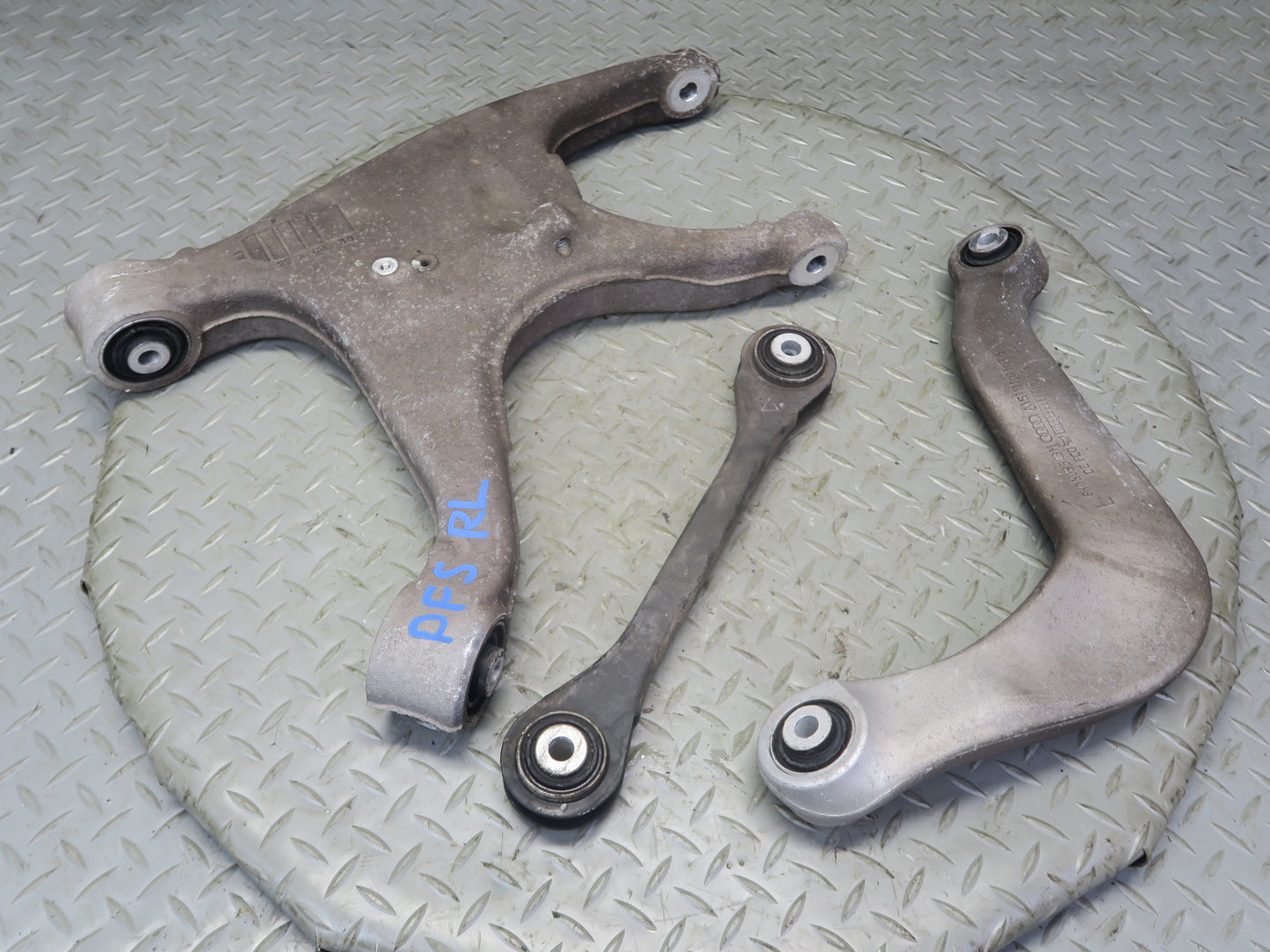 10-16 Audi S5 RS5 AWD Set of 3 Rear Left Upper Lower Control Arm 45K Miles OEM