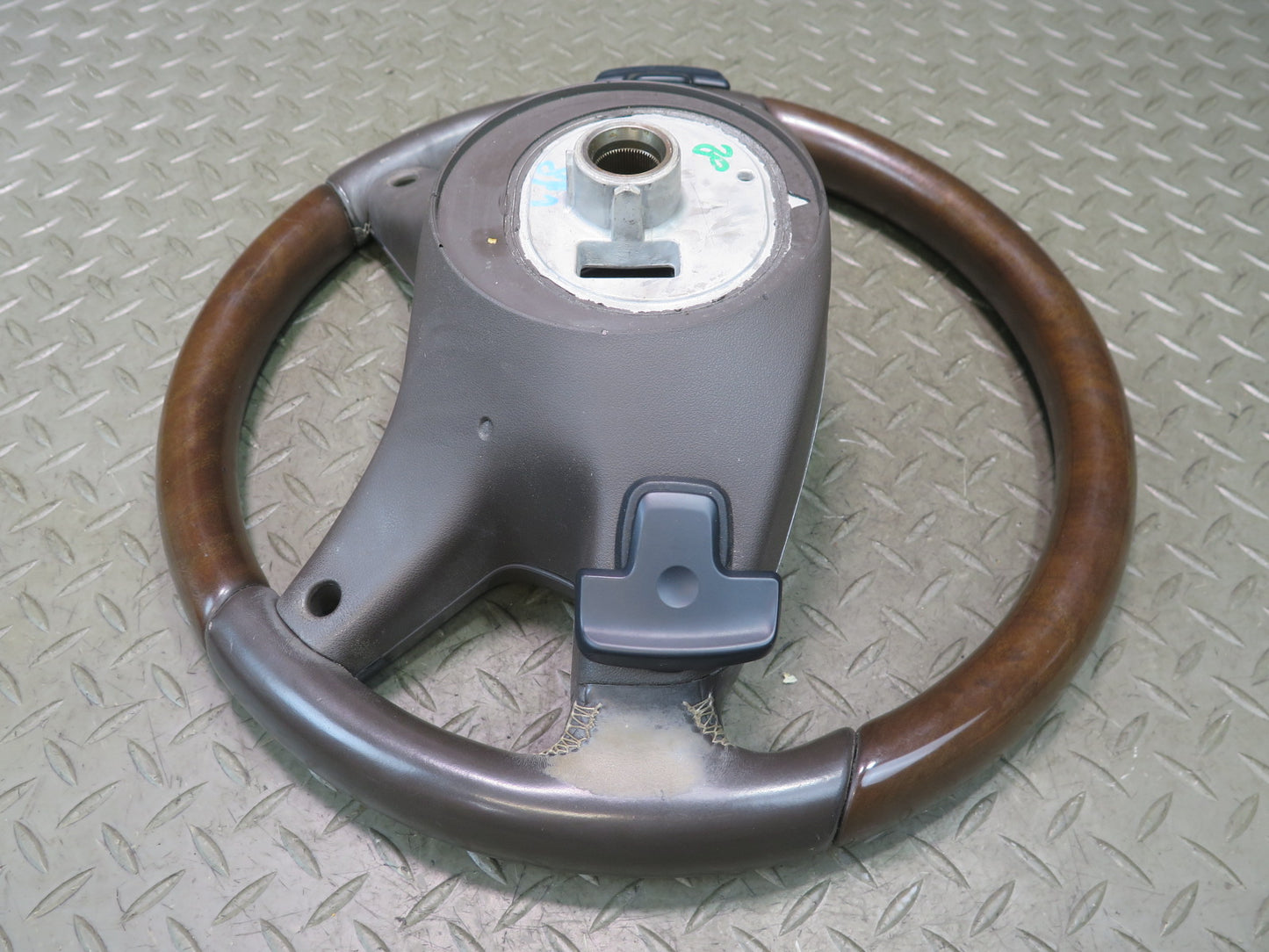 12-15 Mercedes W166 Ml-class Leather Wood Steering w Controls & Shifters OEM