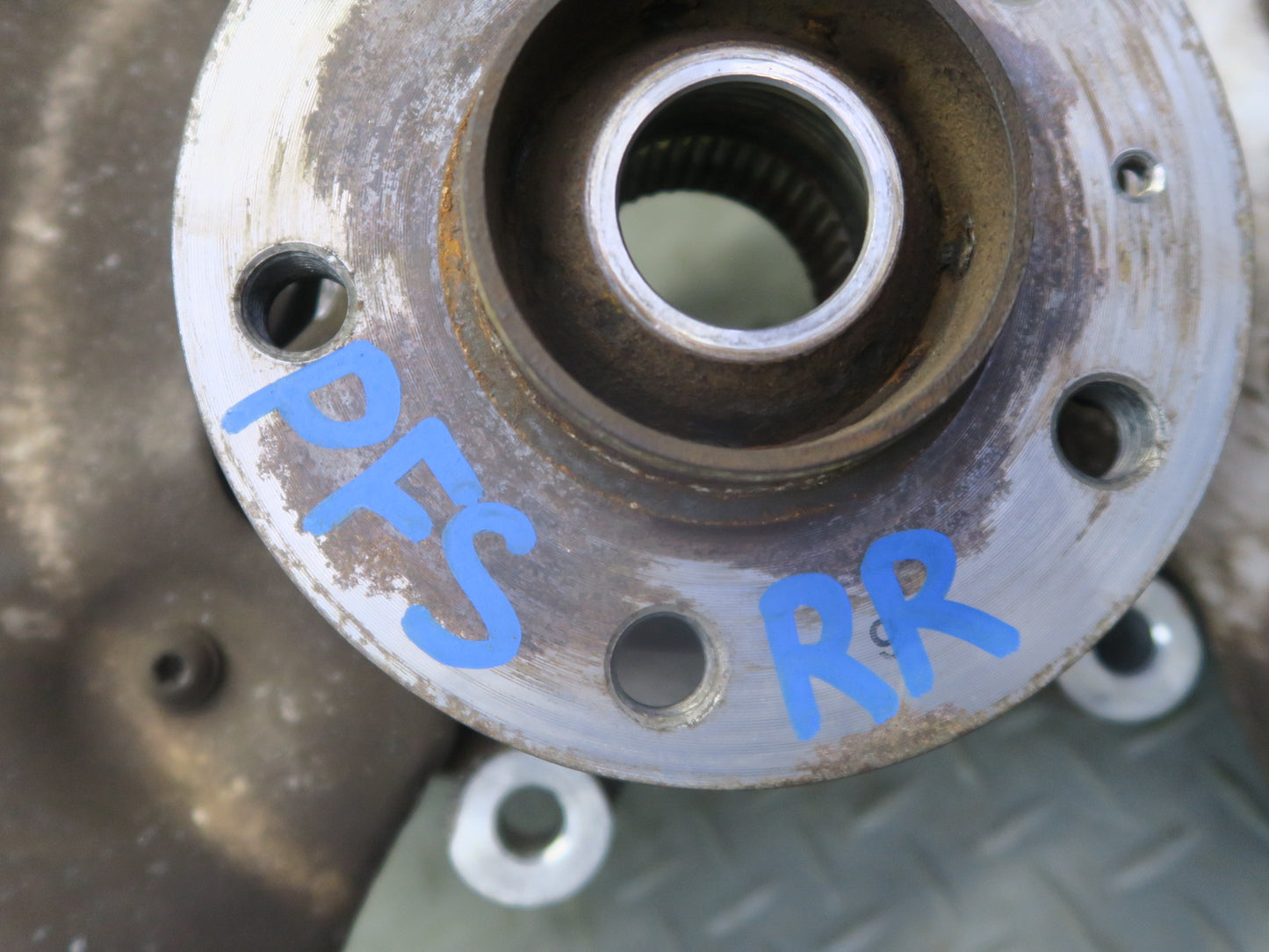 13-15 Audi RS5 8F7 Rear Right Spindle Knuckle Wheel Hub Bearing 45K Miles OEM