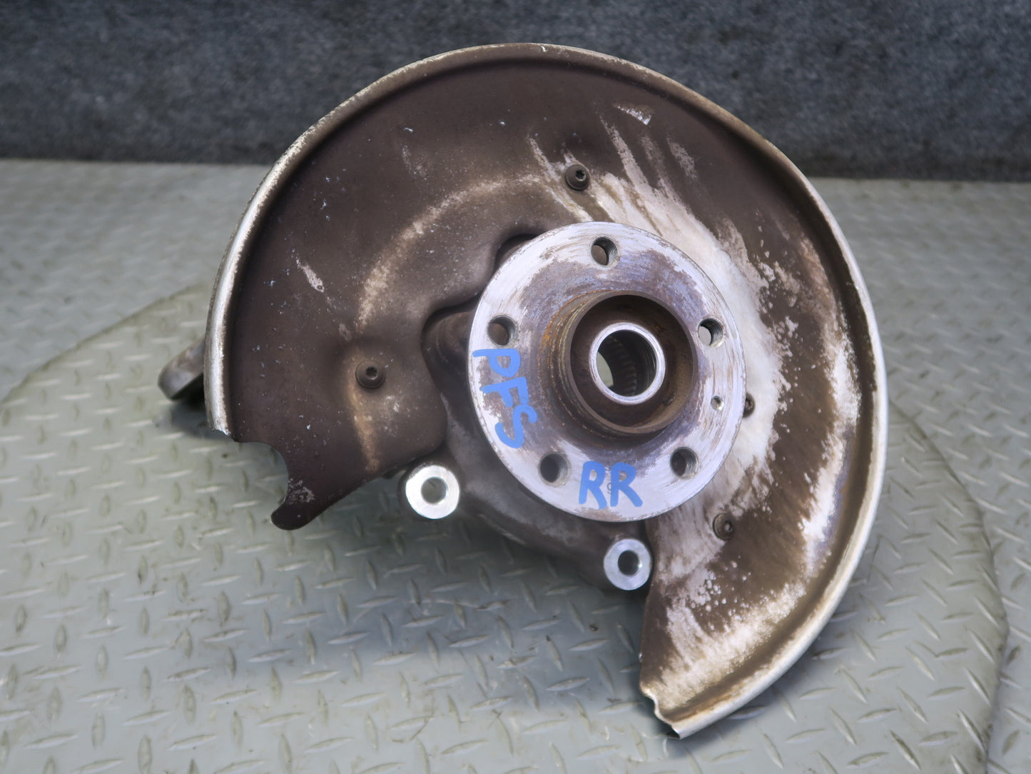 13-15 Audi RS5 8F7 Rear Right Spindle Knuckle Wheel Hub Bearing 45K Miles OEM