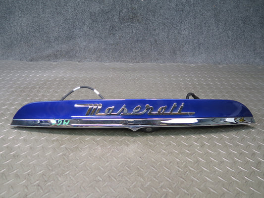 2014-2017 Maserati Ghibli M157 Rear Trunk Lid Trim Molding Panel W/ Camera