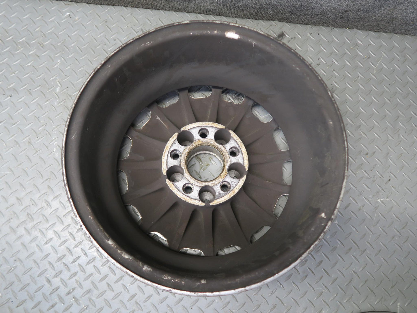 86-91 Mercedes W126 Set of 4 Factory 15" R15 Alloy Wheel Rim 15x6.5J ET21.5 OEM