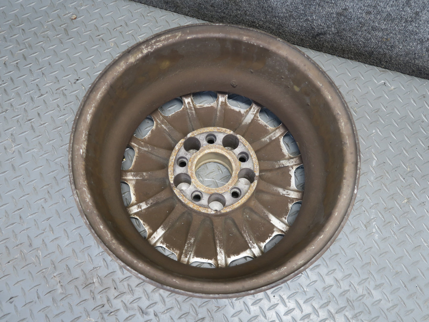86-91 Mercedes W126 Set of 4 Factory 15" R15 Alloy Wheel Rim 15x6.5J ET21.5 OEM