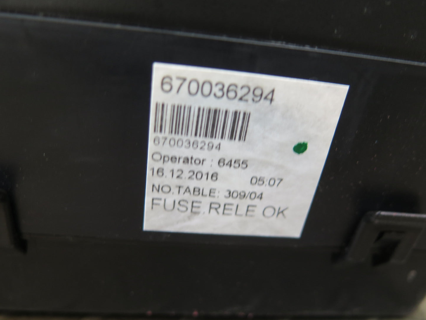 2014-2020 Maserati Ghibli M157 SQ4 Fuse Relay Junction Box Control Module