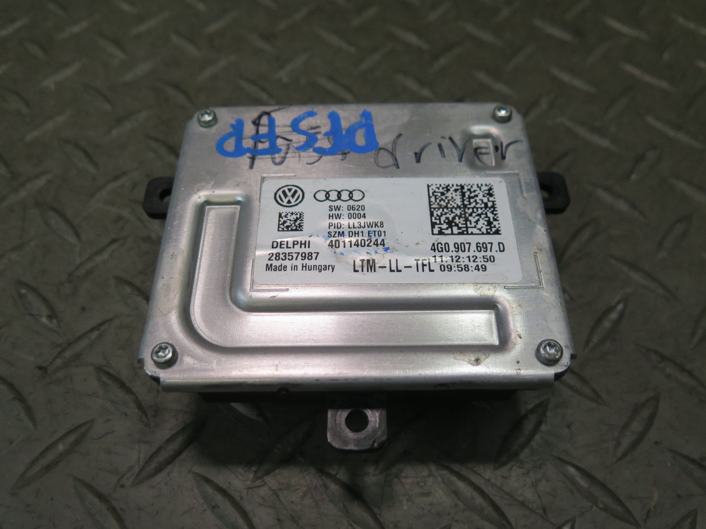 13-17 Audi A5 S5 RS5 Right LED Headlight Control Ballast Module 4G0907697D OEM