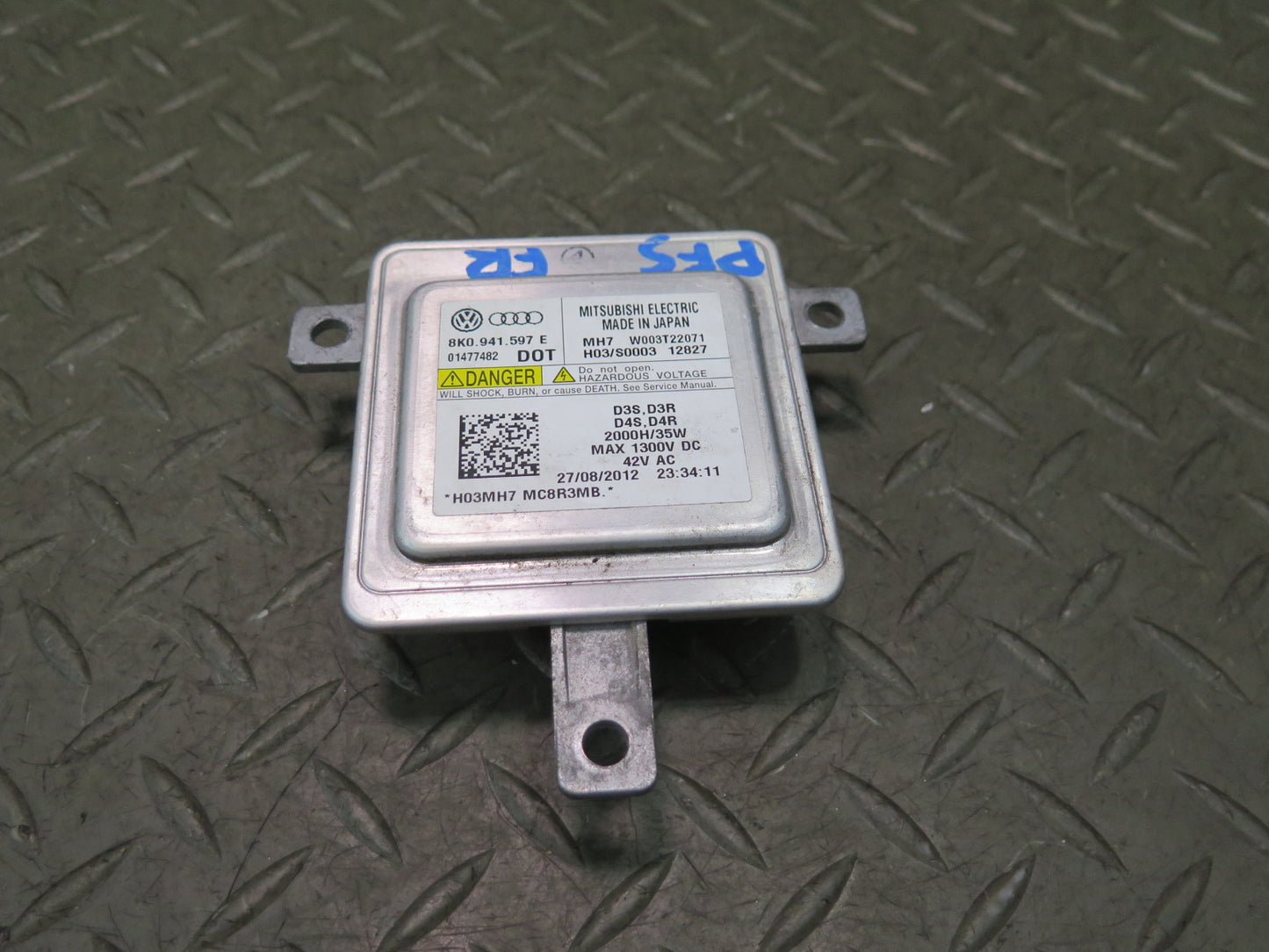 08-17 Audi A5 S5 RS5 Right HID Headlight Ballast 8K0941597E OEM