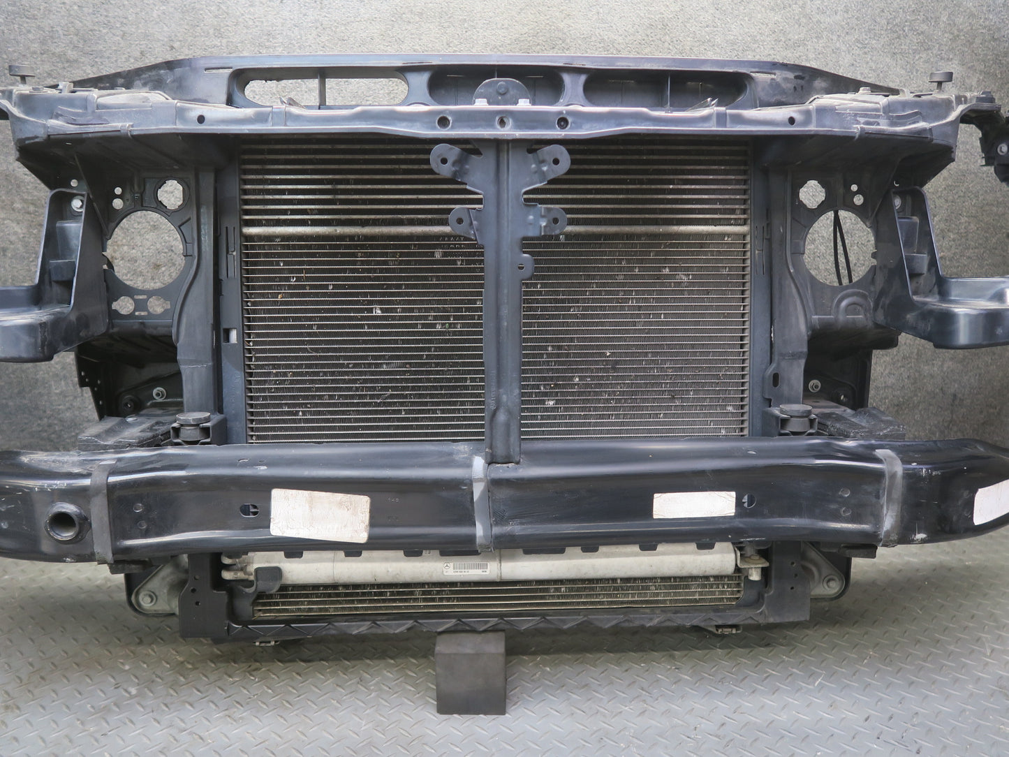 12-15 Mercedes W166 ML350 RWD Engine Radiator Core Cooling Fan Shroud Assy OEM