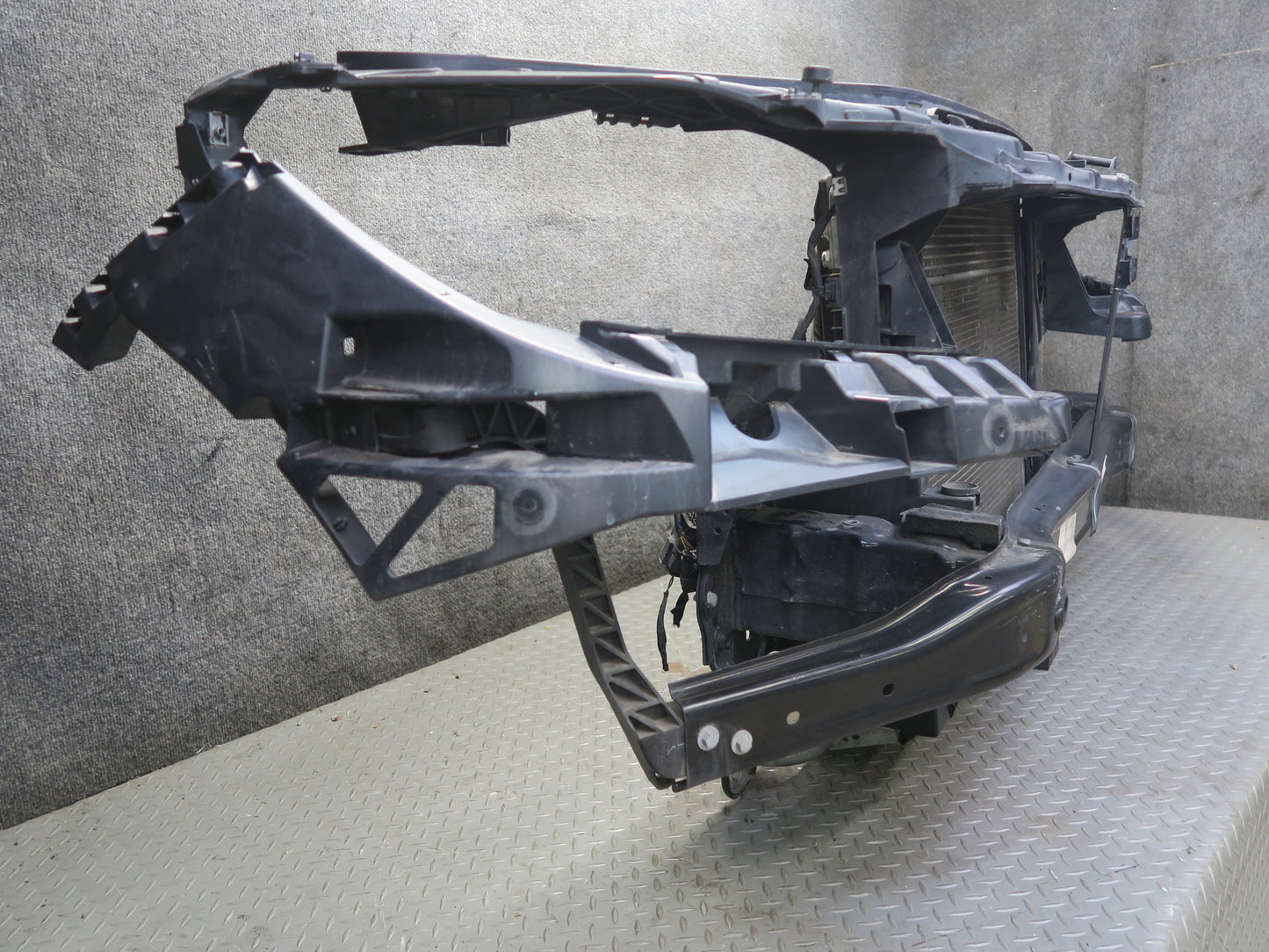 12-15 Mercedes W166 ML350 RWD Engine Radiator Core Cooling Fan Shroud Assy OEM