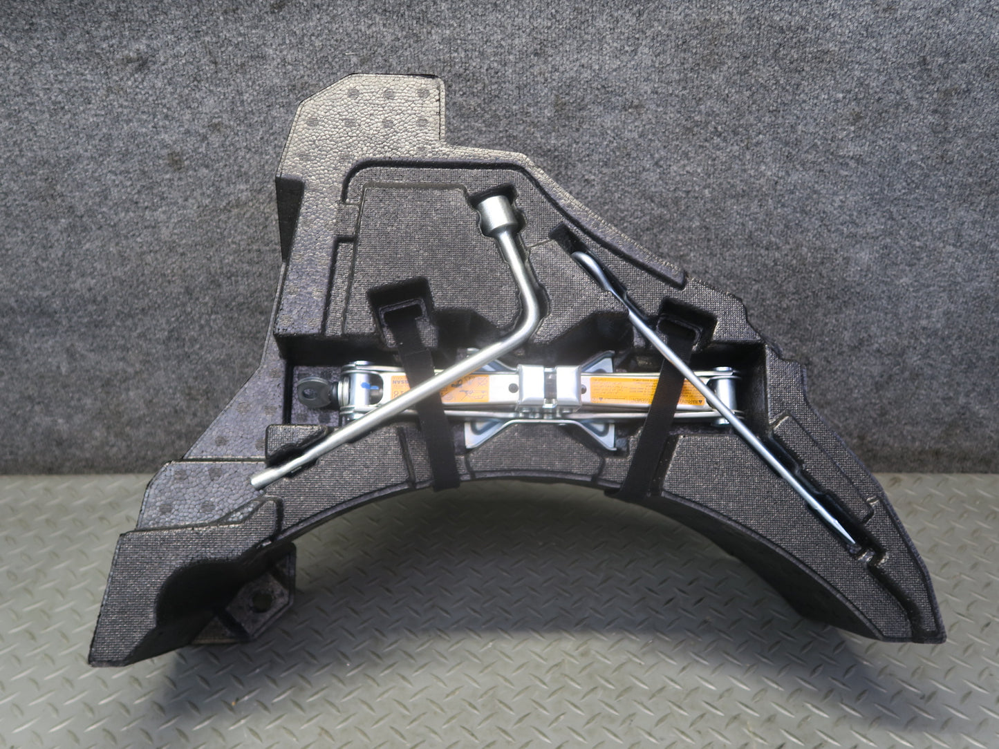 09-20 Nissan Z34 370Z Coupe Emergency Spare Tire Lift Jack Tool w Foam OEM