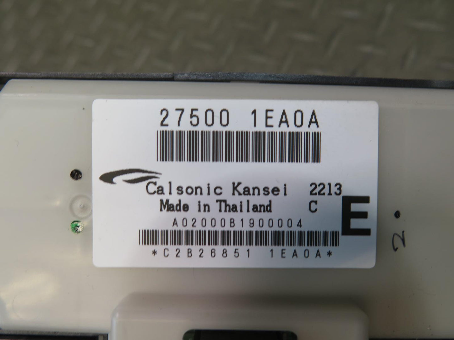 09-20 Nissan Z34 370Z A/C Climate Control Switch Panel Assembly 27500-1EA0A OEM