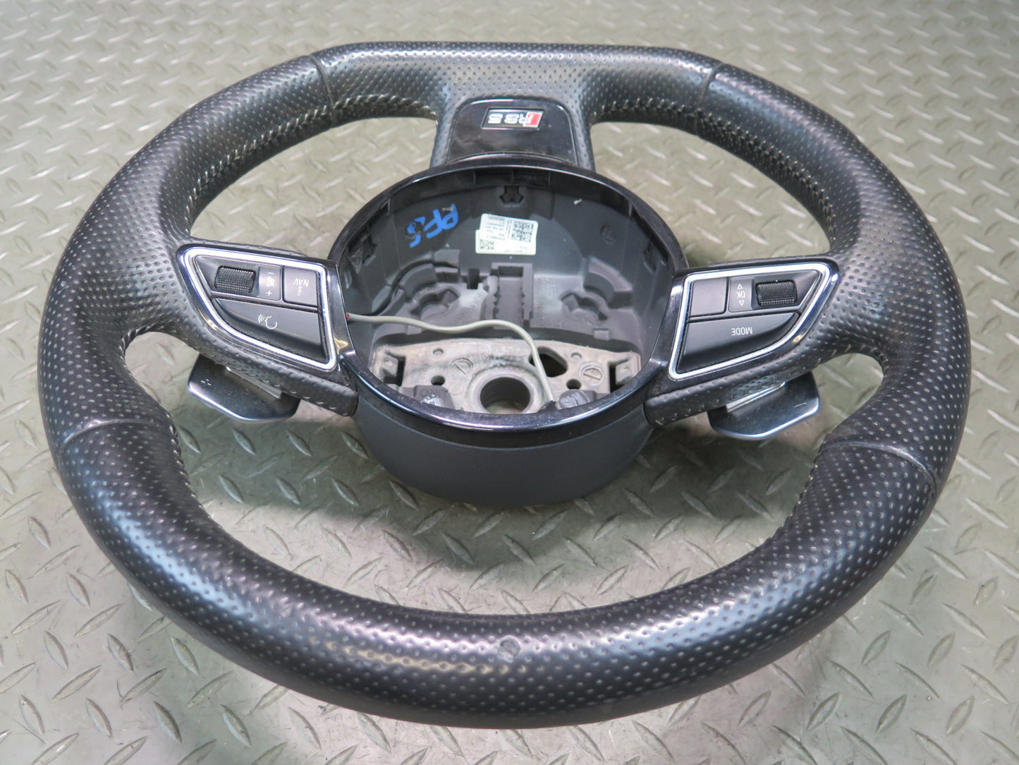 2013 Audi RS5 8F7 Sport Multifunction Leather Steering w Shifter Paddle OEM