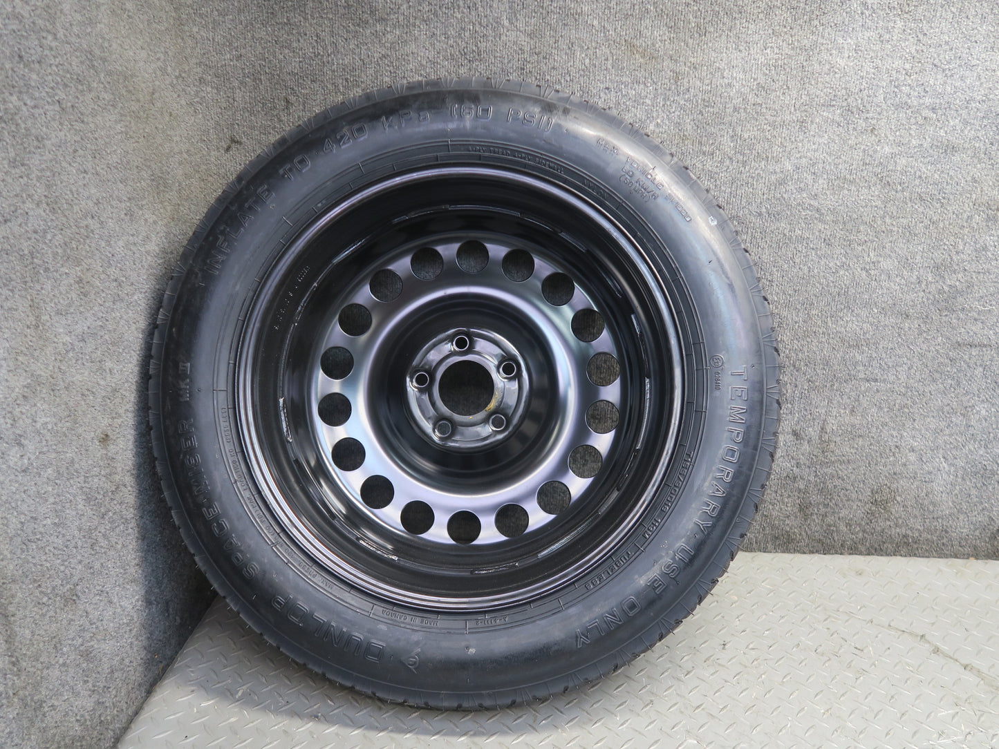 12-15 Mercedes W166 Ml-class Spare Tire R18" Wheel 18x4.0B ET40 1644000002 OEM