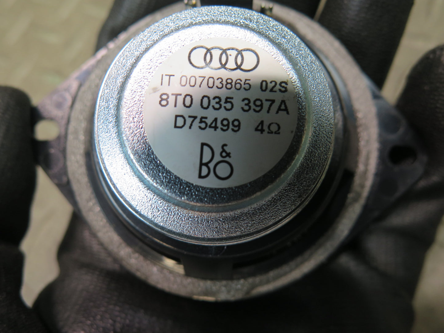 08-16 Audi S5 B8 Coupe Set of 5 Bang & Olufsen Audio Tweeter Speaker OEM