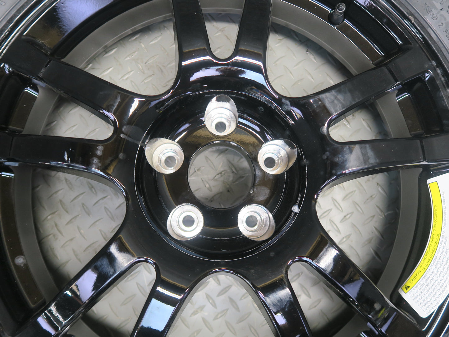 09-20 Nissan Z34 370Z Spare Tire R18" Wheel Rim 18x4T ET0 145/70 OEM