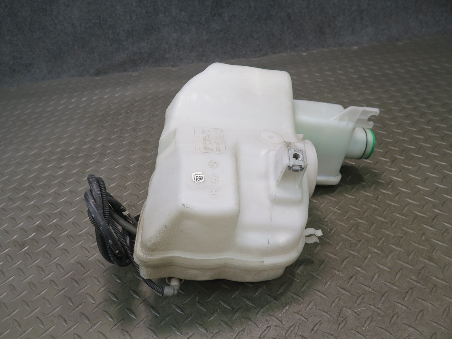 12-15 Mercedes W166 ML Windshield Washer Fluid Reservoir Tank w Neck & Pump OEM