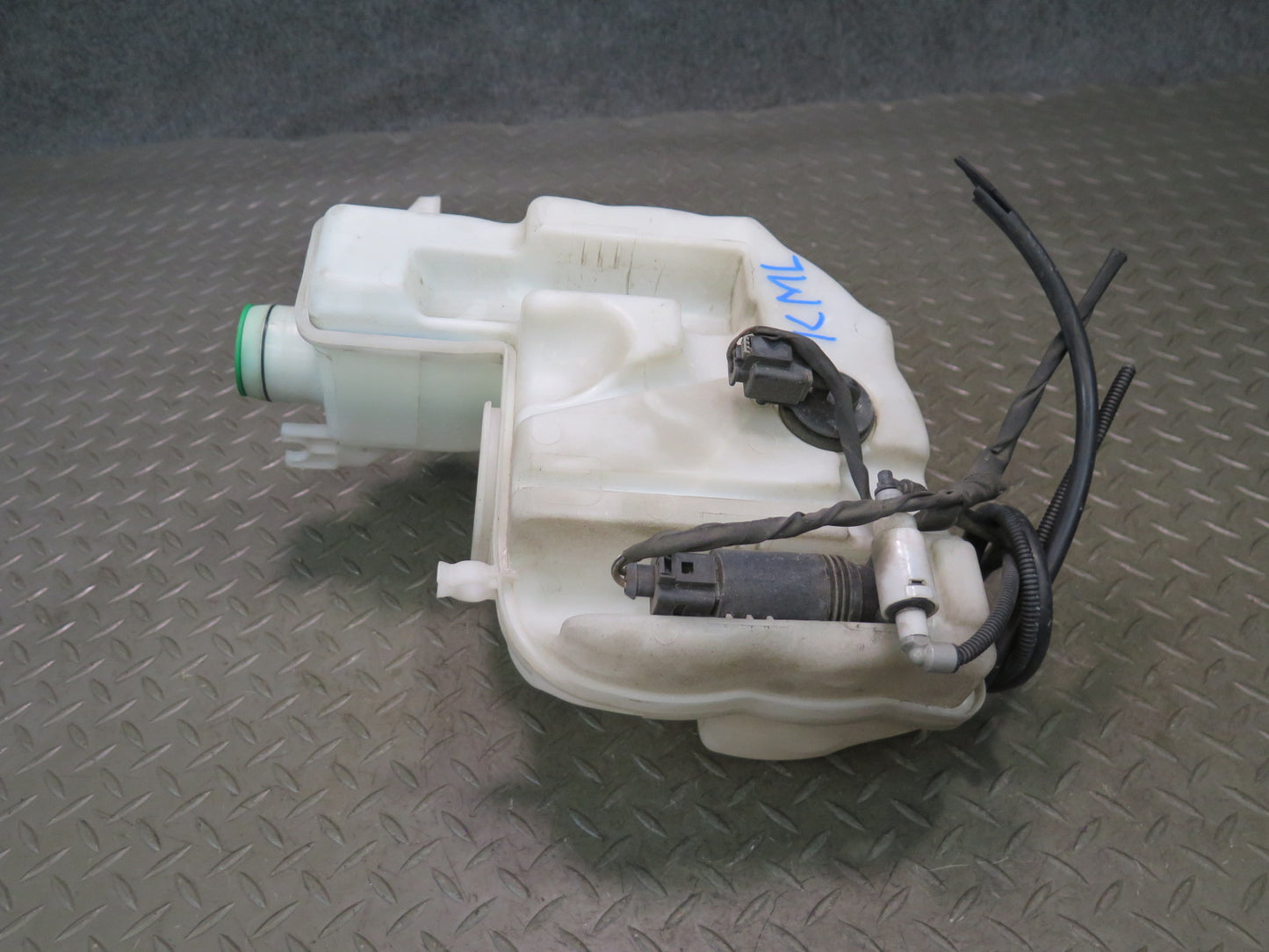 12-15 Mercedes W166 ML Windshield Washer Fluid Reservoir Tank w Neck & Pump OEM