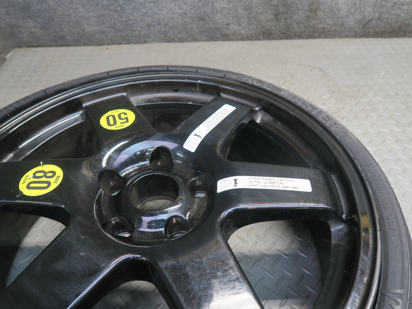 14-20 Maserati Ghibli M157 SQ4 Emergency Spare Tire R18 18" Wheel 18x6J 175/55