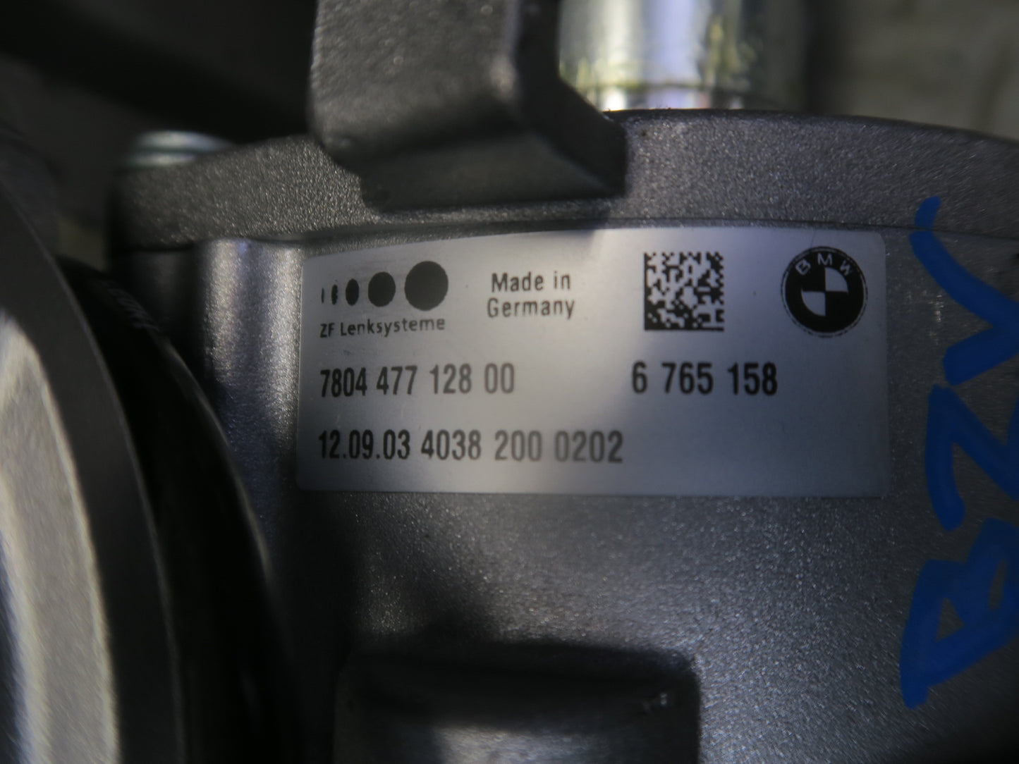03-05 BMW E85 Z4 M/T Electric Power Steering Column w Motor Assy 66K Miles OEM