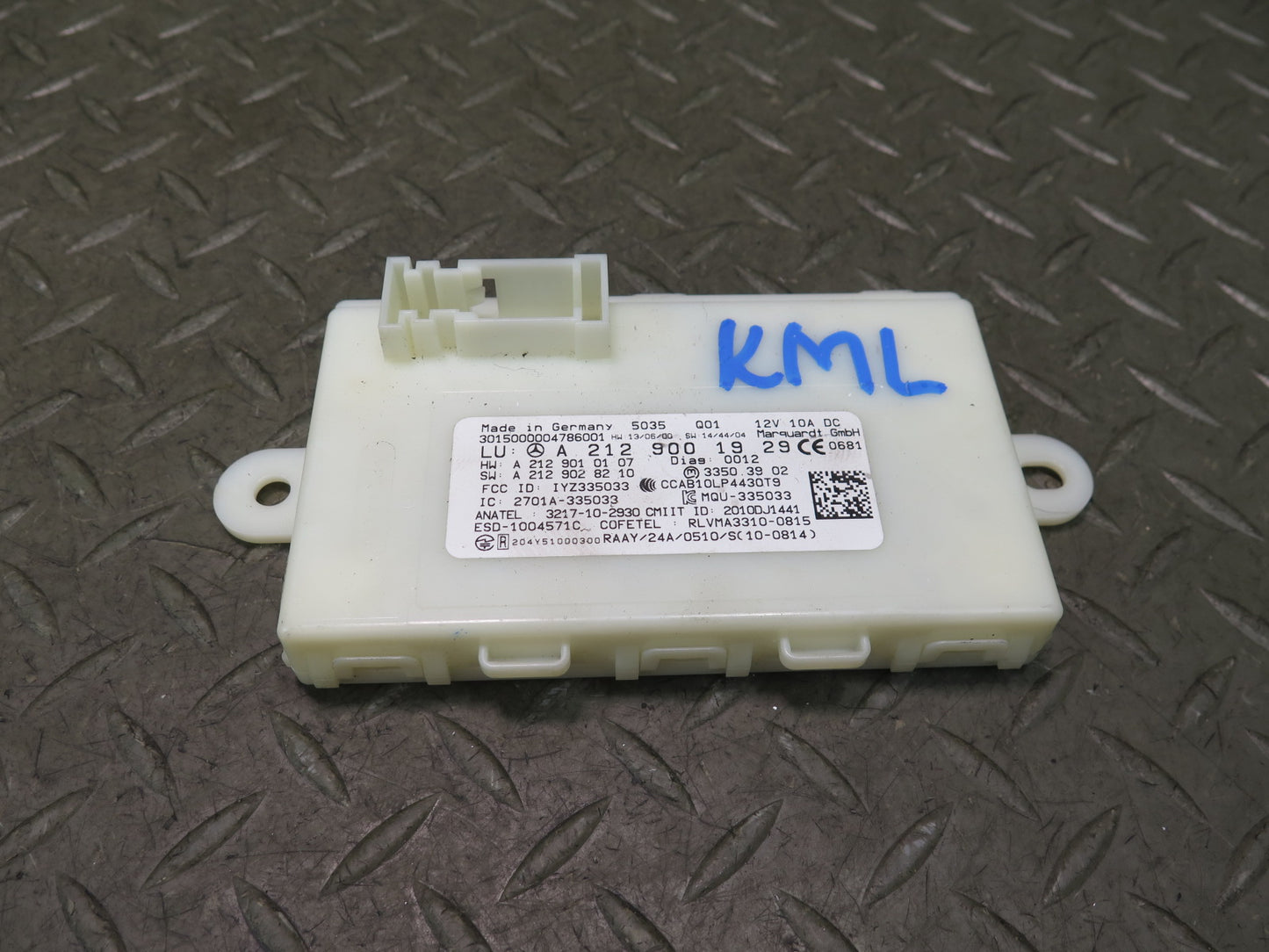 12-15 Mercedes W166 Ml-class Keyless GO Entry Control Module 2129001929 OEM