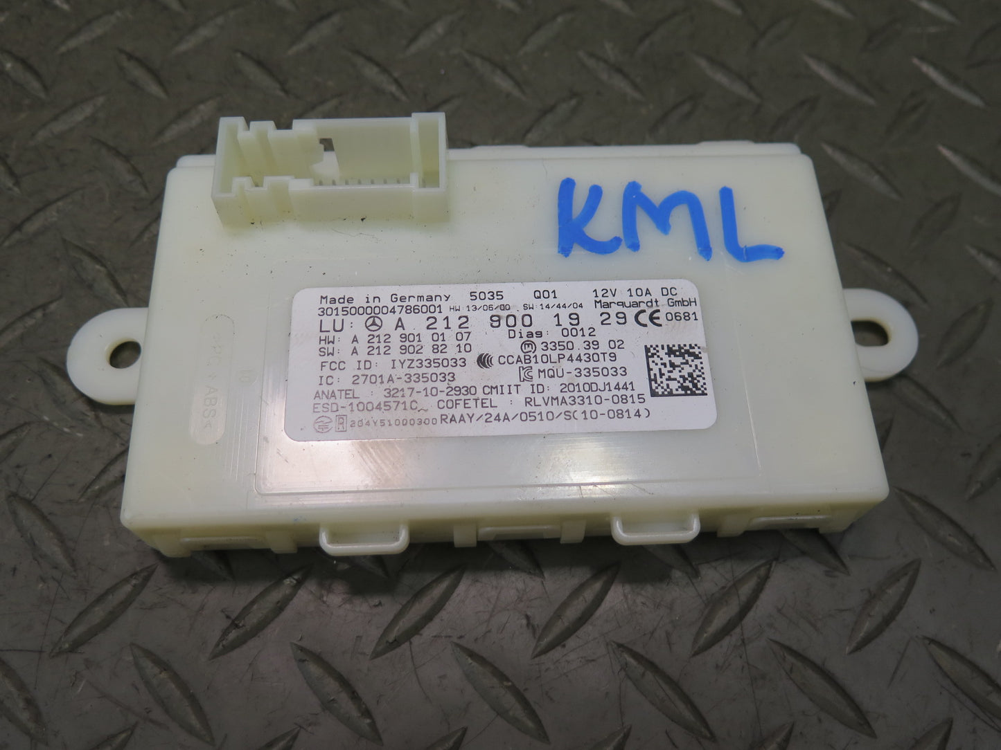 12-15 Mercedes W166 Ml-class Keyless GO Entry Control Module 2129001929 OEM
