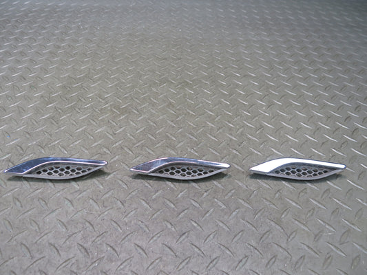 2014-2019 Maserati Ghibli M157 Front Right Fender Air Vent Trim Grille Set of 3