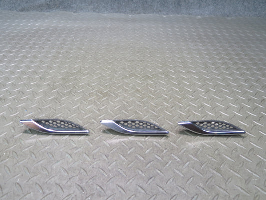 2014-2019 Maserati Ghibli M157 Front Left Fender Air Vent Trim Grille Set of 3