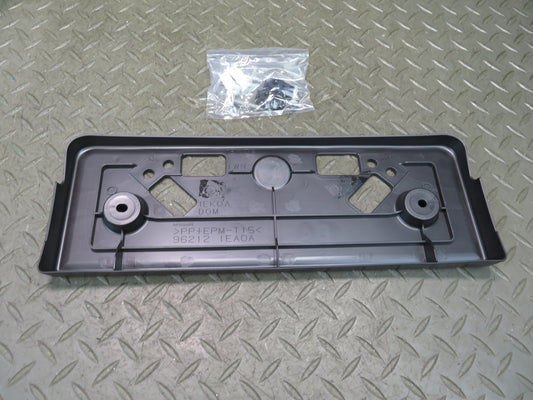 09-20 Nissan 370Z Z34 Front Bumper License Plate Bracket Holder 96212-1EA0A OEM
