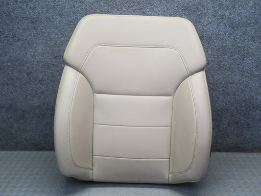 12-15 Mercedes W166 Ml-class Front Left Seat Upper Backrest Cushion Beige OEM