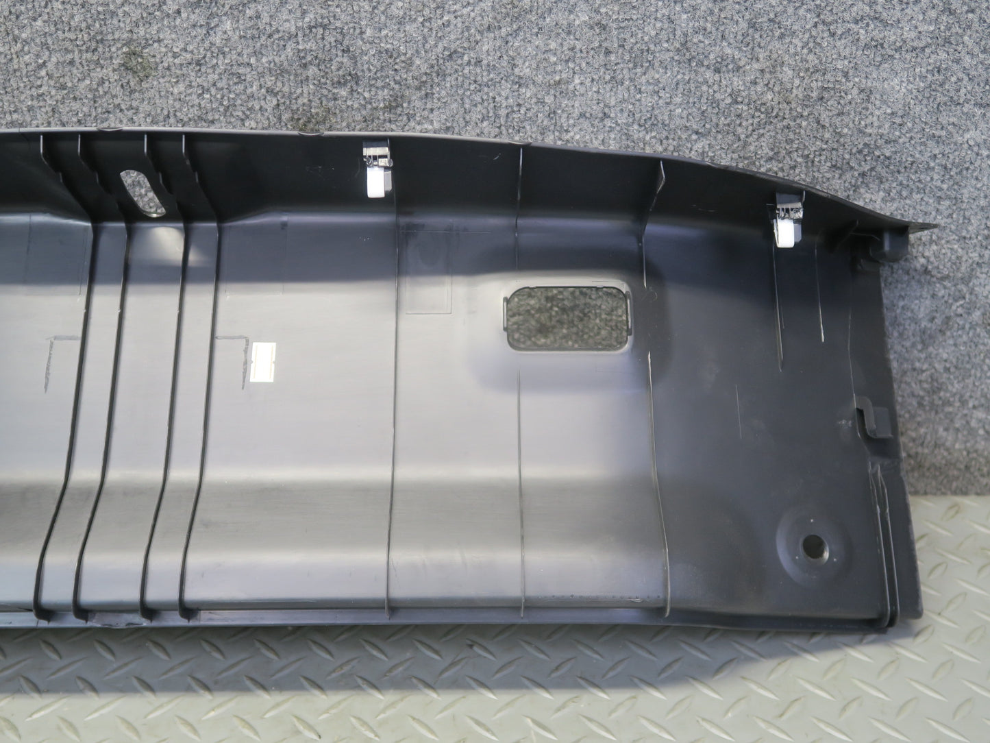 09-20 Nissan 370Z Z34 Coupe Rear Trunk Trim Cover Panel Black 84992-1EA0A OEM