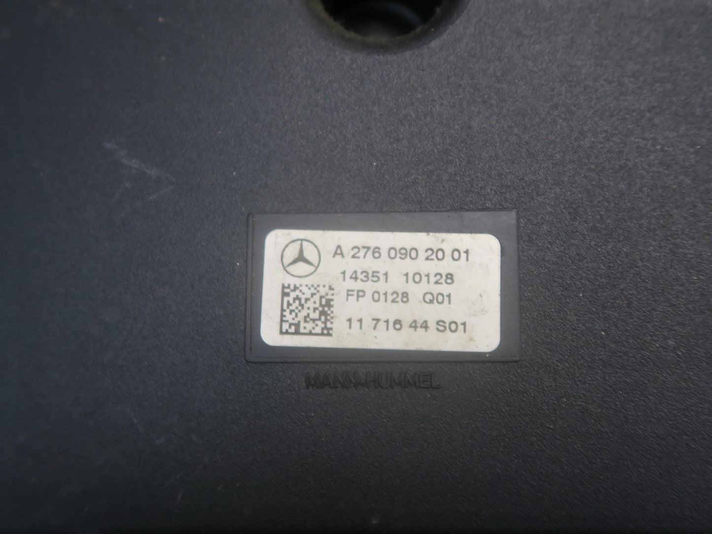 12-15 Mercedes W166 ML350 Air Intake Cleaner Filter Box w Air Duct OEM