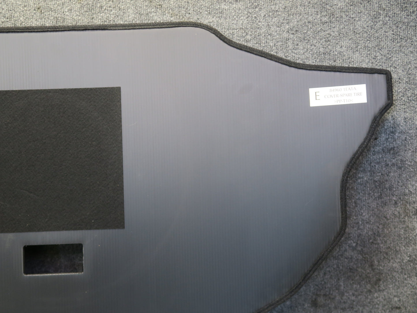 10-16 Nissan 370Z Coupe Trunk Floor MAT Carpet Cover w Spare Tire Cover Set OEM